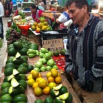 While touring Merida, such as the downtown market pictured here, faculty used the city as a lab to explore globalization, race, class, politics and religion.