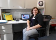 Michelle Blair '12 wrote grants for Everybody Wins! Iowa while in the Non-Profit Writing course. Now she works there as program coordinator.
