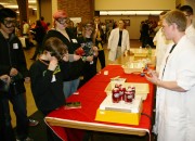 The Central chemistry department does an experiment involving heating Dr. Pepper.